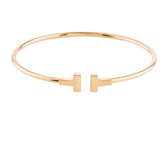 Tiffany & Co. Jewelry - Tiffany Narrow T Wire Bracelet
